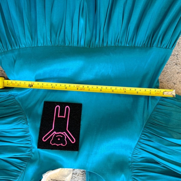 Caroline Bosmans NWT size  14 youth NWT Puff Sleeve shiny teddy bear ultra lux. - Picture 12 of 16